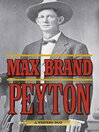 Cover image for Peyton: a Western Duo